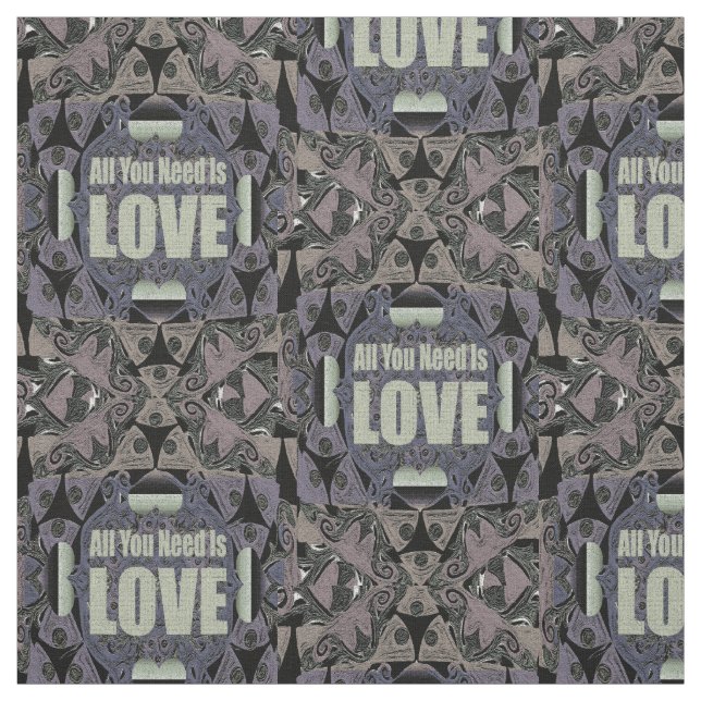 Tecido Tudo que você precisa é amor (Modelo)