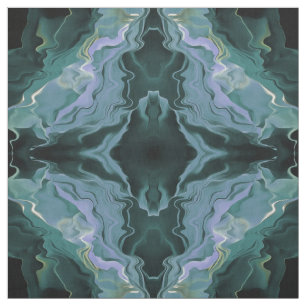 Tecido Turbulência Azul - Arte Abstrato