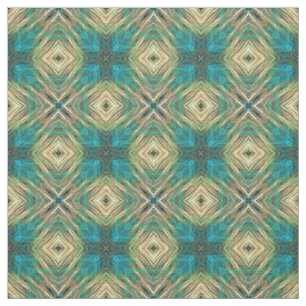 Tecido Turquesa Aztec Aztec Padrão Mosaico Aztec Aztec