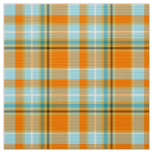 Tecido Turquesa e costume alaranjado do CM