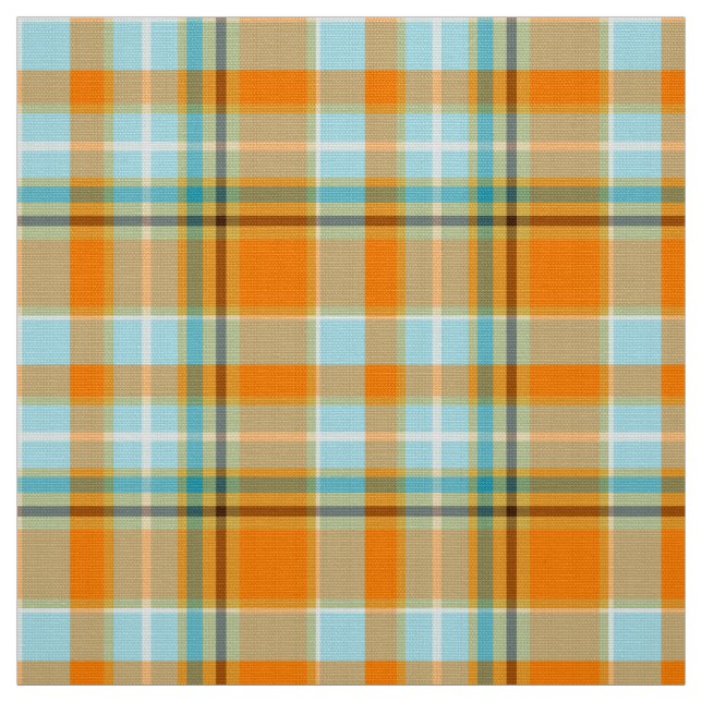 Tecido Turquesa e costume alaranjado do CM (Modelo)