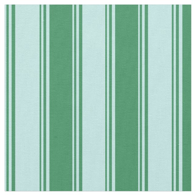 Tecido Turquesa e faixas verdes marítimas (Detalhe)