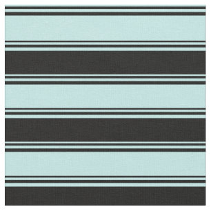 Tecido Turquesa e Padrão Striped/Links Pretos
