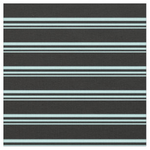 Tecido Turquesa e Padrão Striped Preto