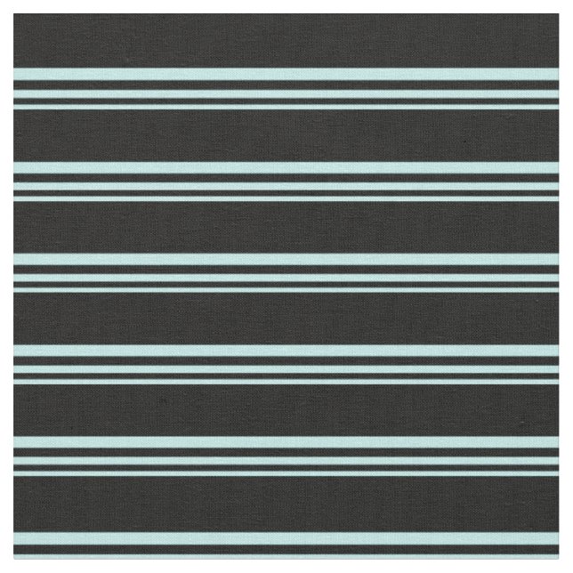 Tecido Turquesa e Padrão Striped Preto (Detalhe)