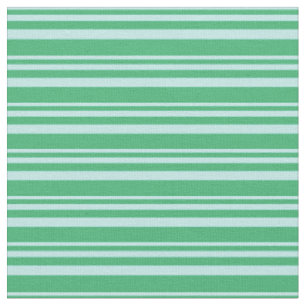 Tecido Turquesa e padrão verde marinho