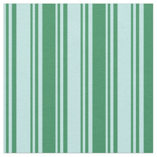 Tecido Turquesa e padrão verde marinho riscado