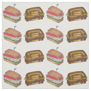 Tecido Turquia Club Reuben Diner Deli Sandwich Compra Foo