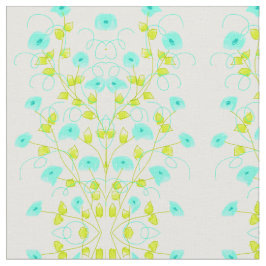 Tecido Turquoise Floral Designer