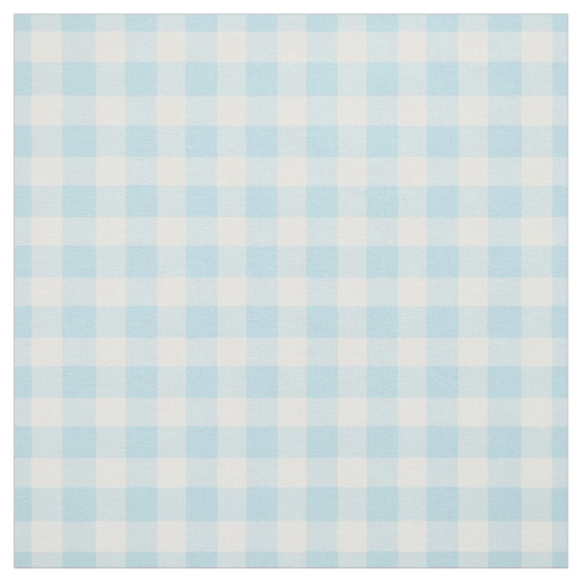 Tecido Turquoise Gingham Check Pale (Modelo)