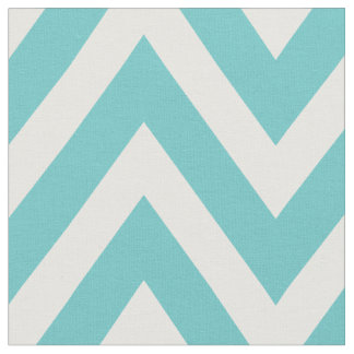 Tecido Turquoise Modern Chevron Grande Escala