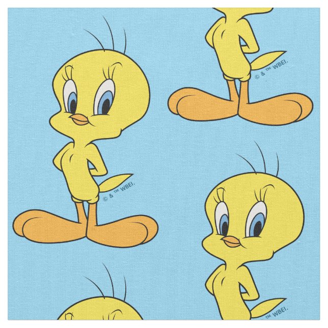 Tecido TWEETY™ | Pássaro Inteligente (Detalhe)