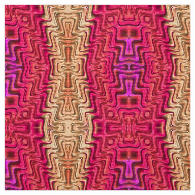 Tecido UAU! Coral rosa Dourado 3D (Modelo)