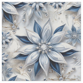 Tecido Um decor de evento de inverno em floco de neve