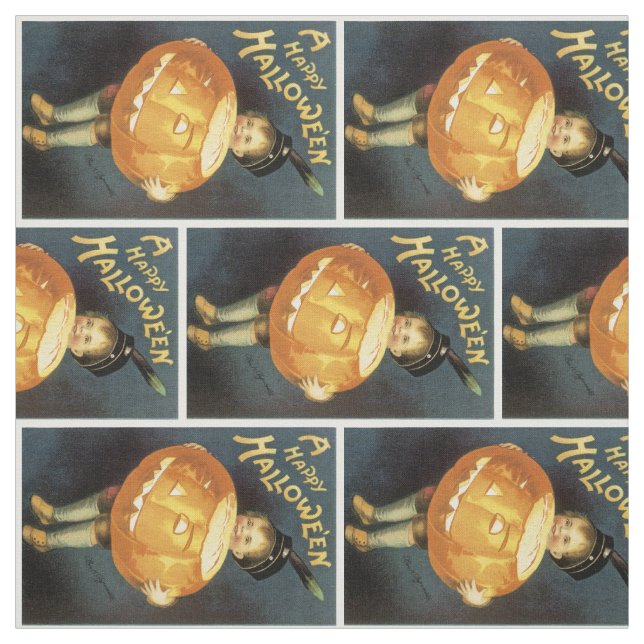 Tecido Um Feliz Dia das Bruxas (Modelo)