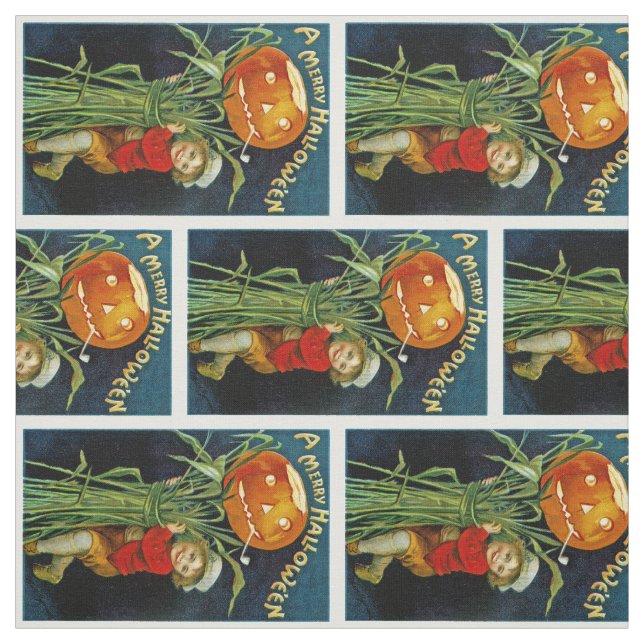 Tecido Um Halloween Feliz (Modelo)