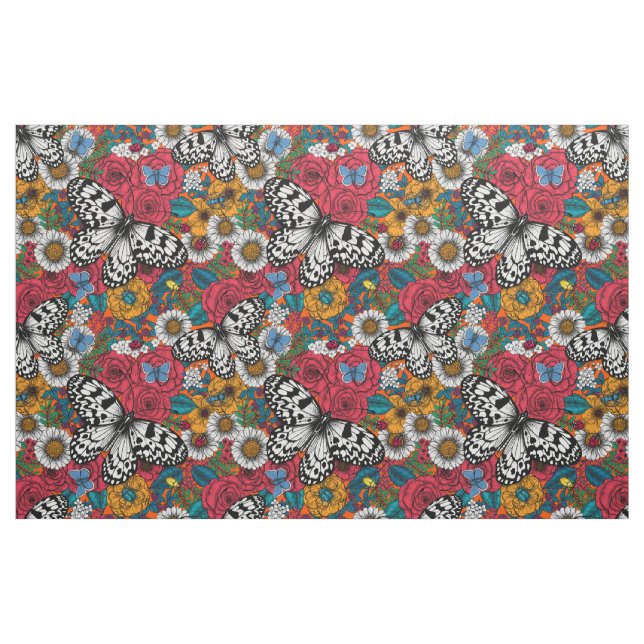 Tecido Um jardim colorido (Fat Quarter)