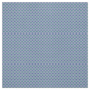 Tecido Um tapete azul e branco simétrico com mo intrincad