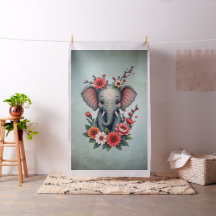 Um toque do verão: O bebê elefante