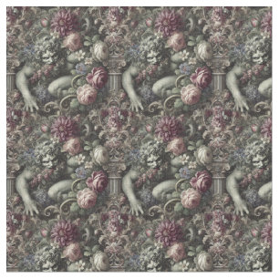 Tecido Uma Comédia Colossal - Azulejo Gótico Denso