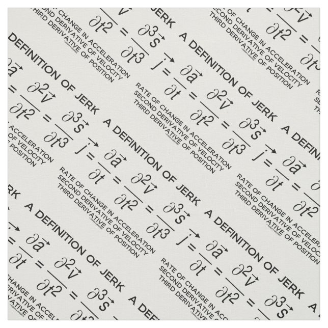 Tecido Uma Definição De Humor Geek Da Equação De Física I (Modelo)