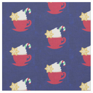 Tecido Uma taça de 'Tis the Season'