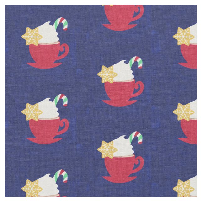 Tecido Uma taça de 'Tis the Season' (Detalhe)