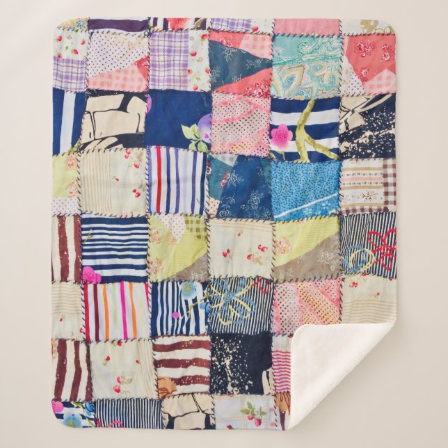 Tecido único: cobertores feitos à mão de Bangkok (Frente)