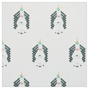 Tecido Unicórnio em Pose de Yoga