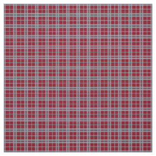 Tecido Universidade Estadual de Washington Cougar Tartan