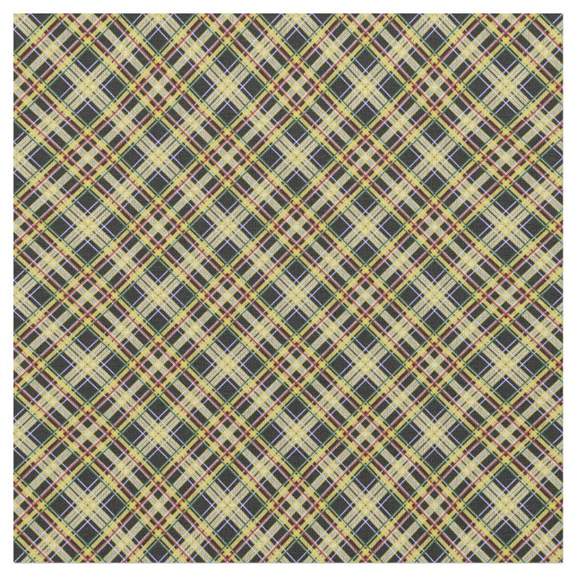 Tecido Universidade Lindenwood Tartan (Detalhe)