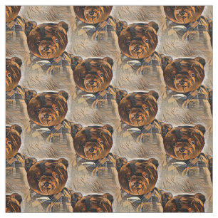 Tecido Urso de Teddy Vintage