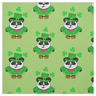 Tecido Urso Leprechaun Cute De Dia de São Patrício