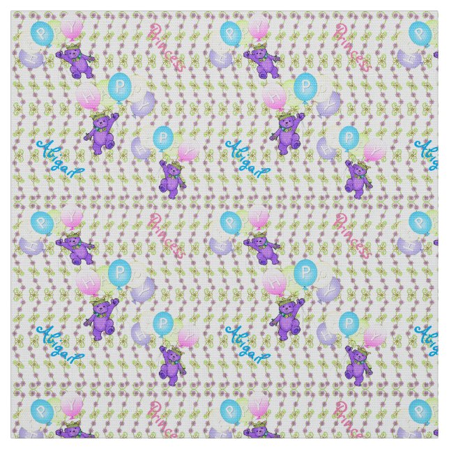 Tecido Ursos de Balões Felizes e Fanciosos (Modelo)