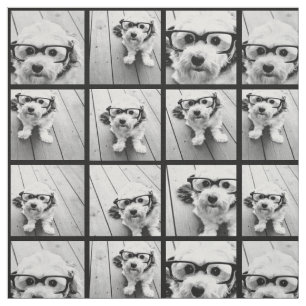 Tecido Use suas fotos do favorito 9 - fundo preto