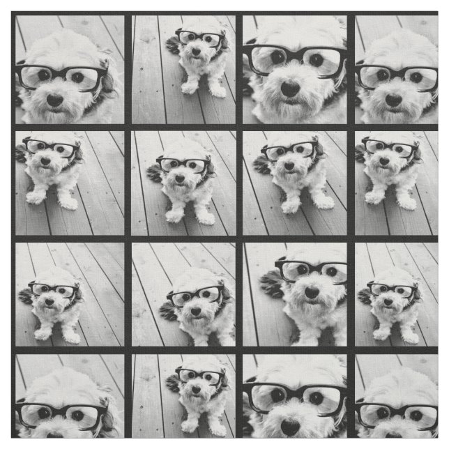 Tecido Use suas fotos favoritas 9 - Fundo preto (Modelo)