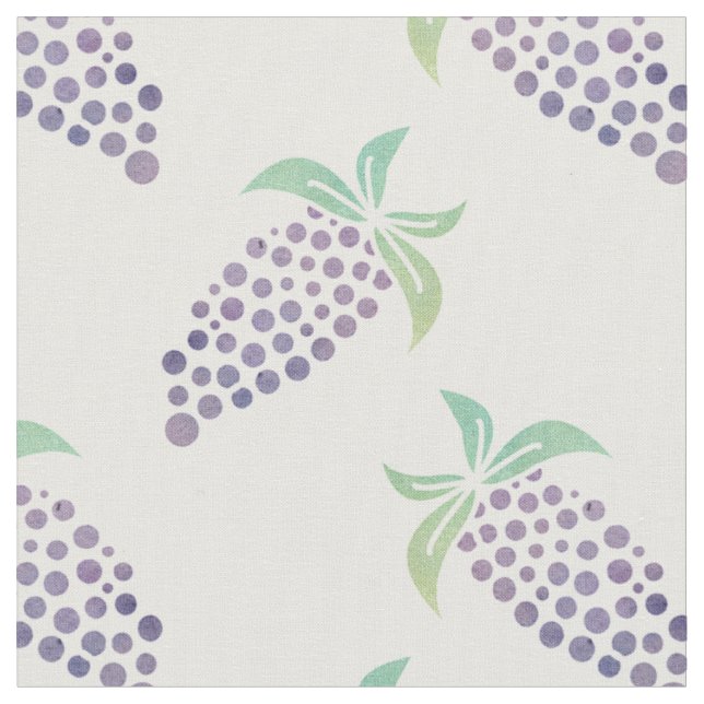 Tecido Uvas da aguarela (Detalhe)