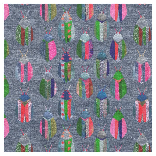Tecido Vaga-lumes em Patchwork (Detalhe)