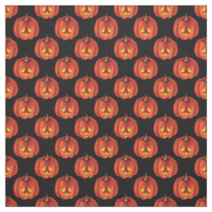Tecido Vampiro Jack O Lanterna Padrão de Halloween