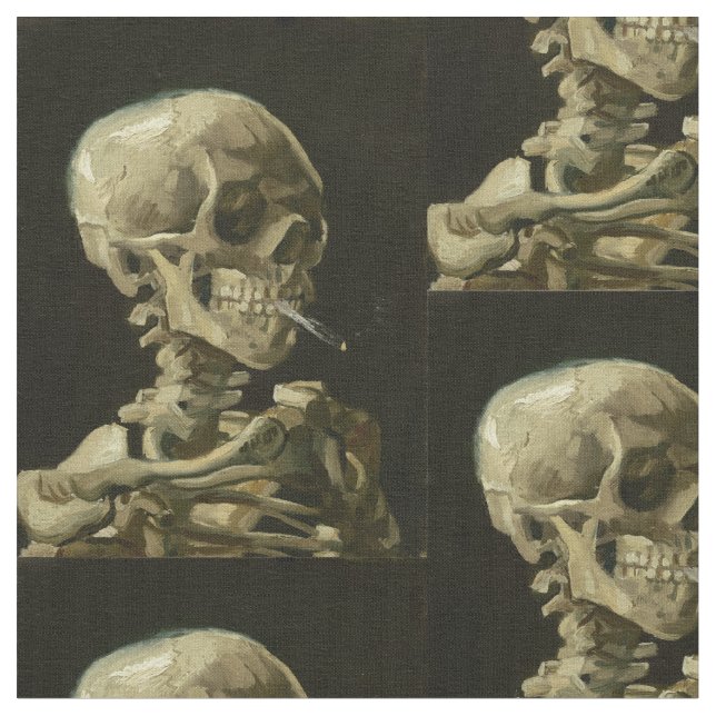 Tecido van gogh Skull (Detalhe)