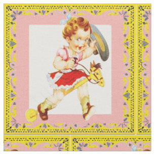 Tecido Vaqueira Ocidental No Trim Stick Horse Bandana