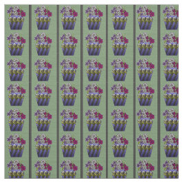 Tecido Vaso de Lírio Craftsman 147 cm Algodão Sarja 