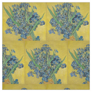 Tecido Vaso Van Gogh com Íris Classic Impressionismo