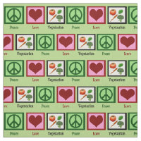 Vegetariano do amor da paz