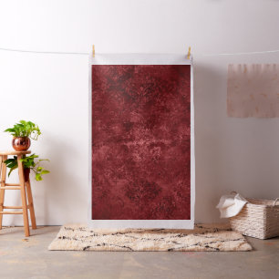 Tecido Velvety Henna Damask   Grunge vermelhos
