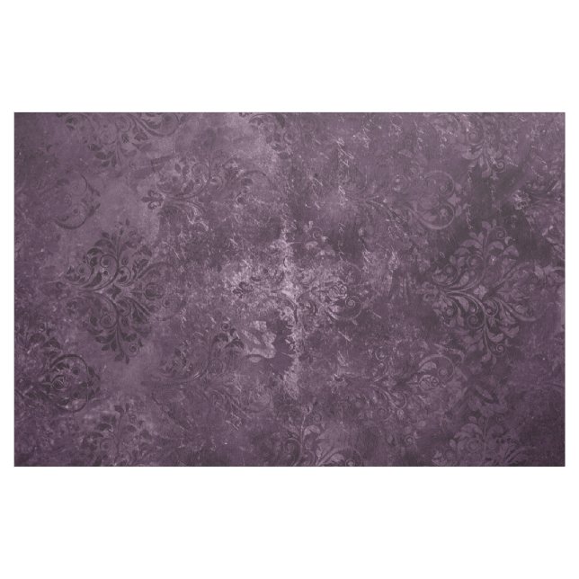 Tecido Velvety Wine Damask | Bordeaux Sangria Grunge Glam (Jarda)