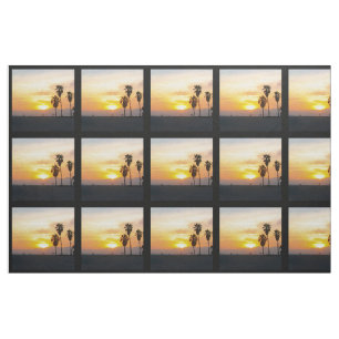 Tecido Venice Beach California Sunset Souvenir