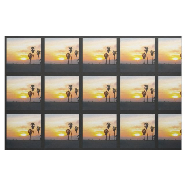 Tecido Venice Beach California Sunset Souvenir (Jarda)