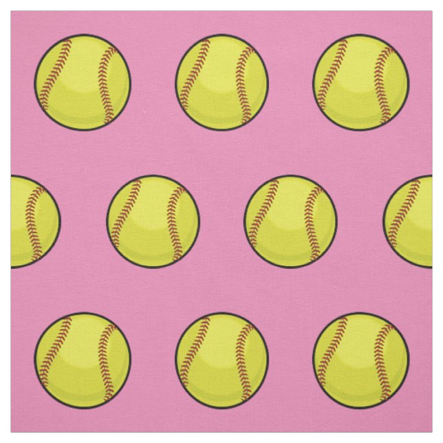 Tecido Ventilador de Softball rosa (Modelo)