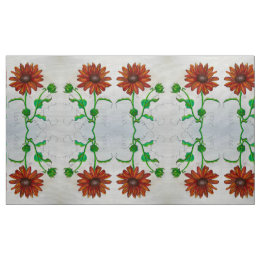 Tecido verão de girassol